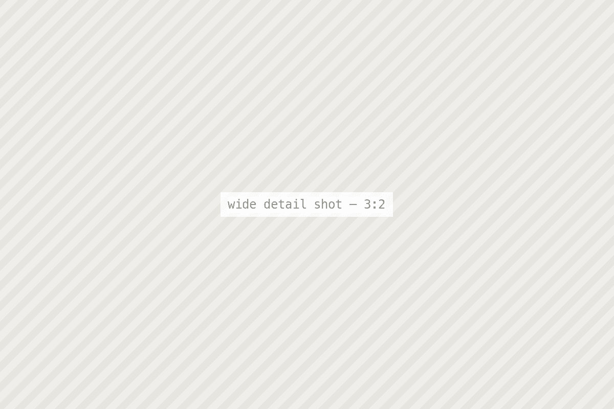 Wide detail shot placeholder